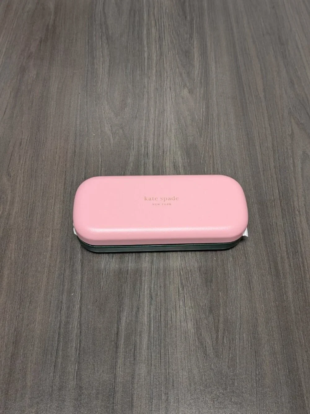 NEW SMALL/REGULAR Kate Spade Pink and Green Authentic Eyeglasses Sunglasses Case
